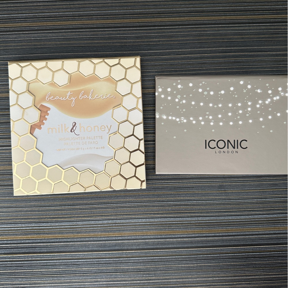 ICONIC London face and Milk &Honey highlighter Palette